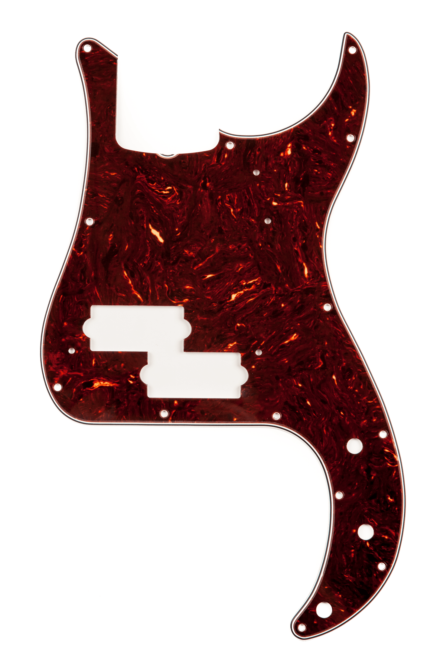 Pure Vintage '63 Precision Bass Pickguard - Brown Shell