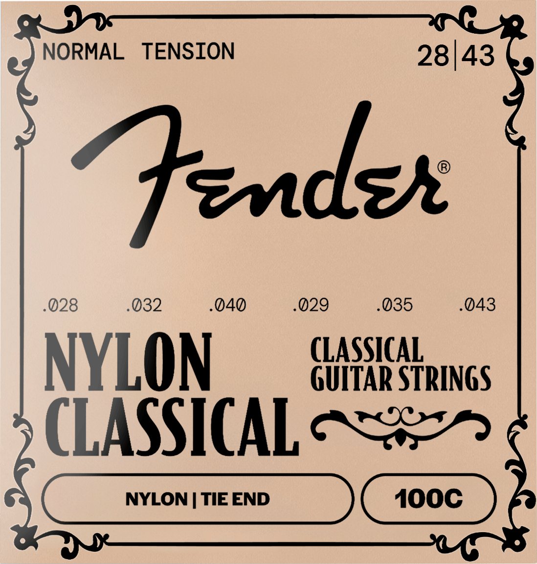 100C Nylon Classical Guitar Strings