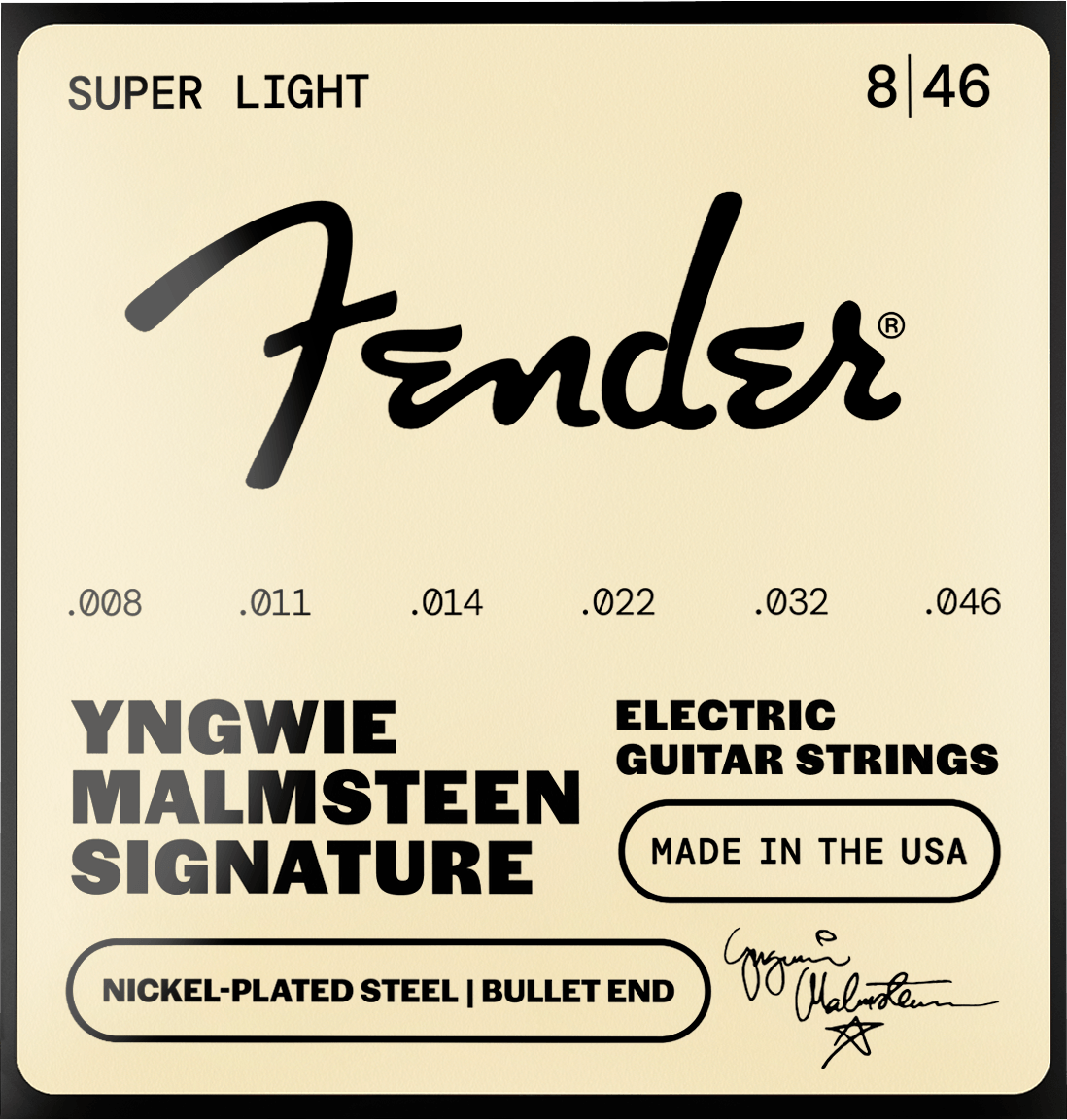 Yngwie Malmsteen Signature Electric Guitar Strings