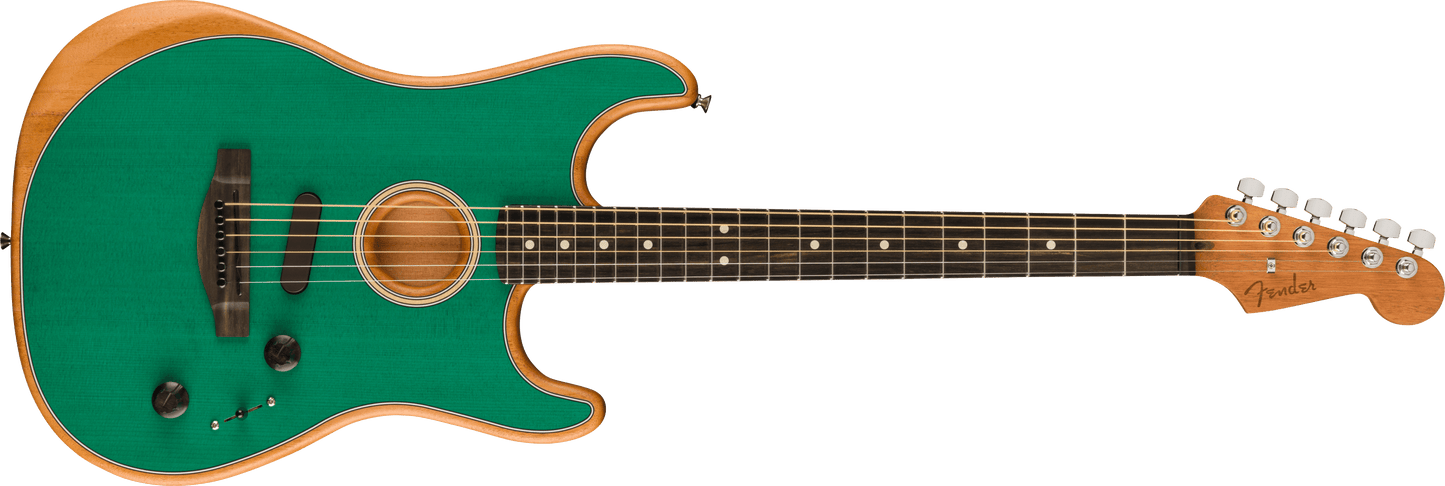 Limited Edition American Acoustasonic® Stratocaster®, Aqua Teal