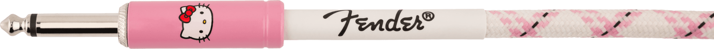 Fender® x Hello Kitty® White/Pink Woven Cable