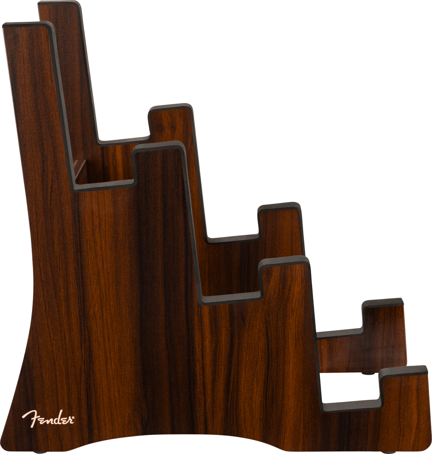 Deluxe Wooden 3-Tier Guitar Stand