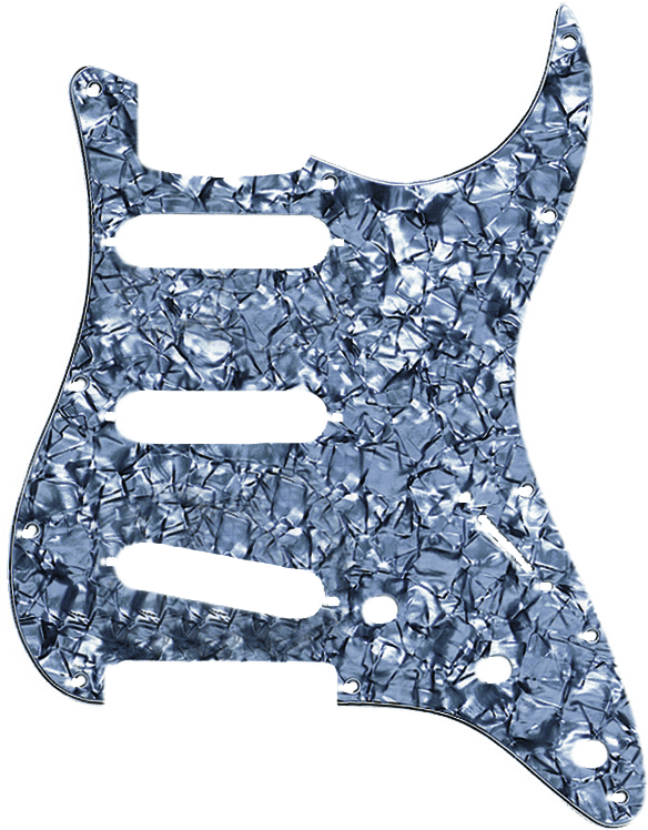 11-Hole Modern-Style Stratocaster S/S/S Pickguards