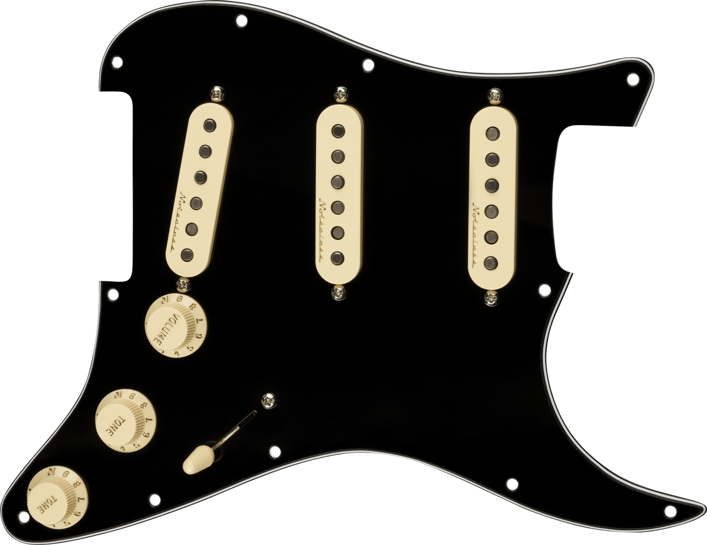 Pre-Wired Strat® Pickguard, Vintage Noiseless SSS