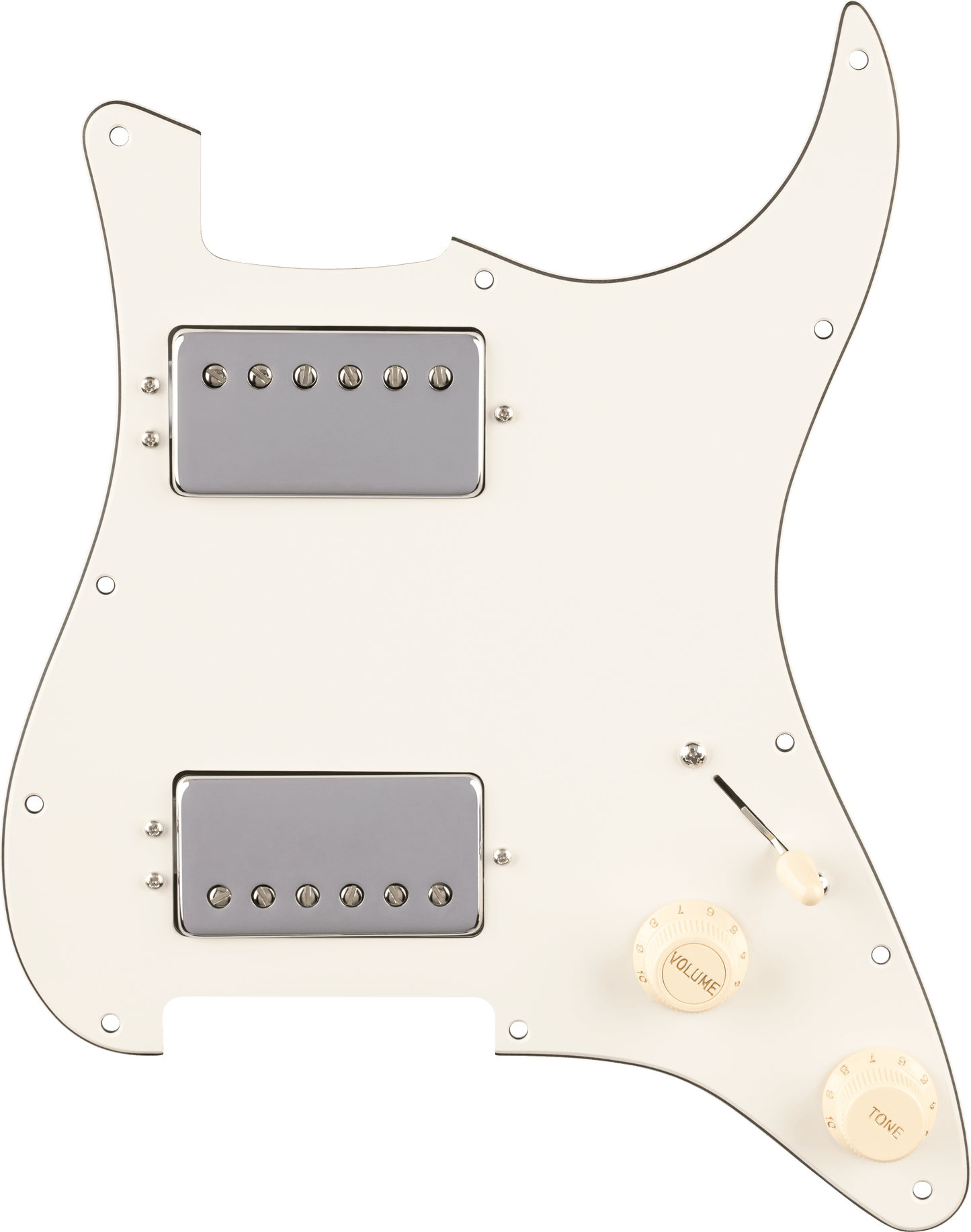 Pre-Wired Strat® Pickguard, Quadra Tap™ HH