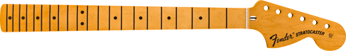 Vintera® II 70’s Stratocaster® Neck, 21 Vintage Tall Frets, Maple, U Shape
