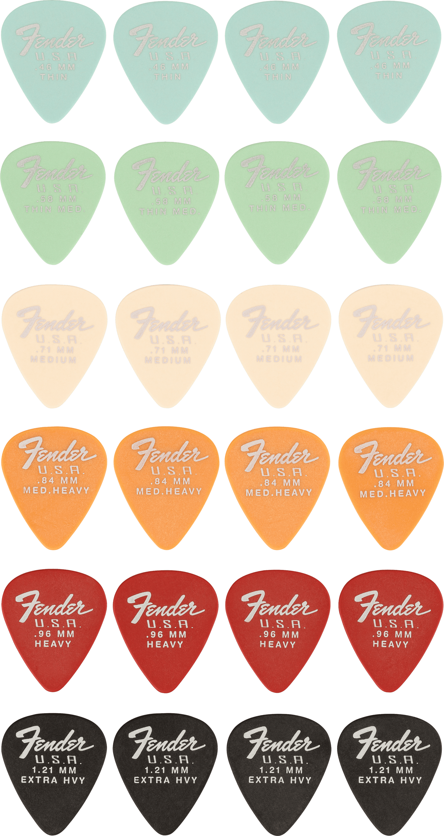 Dura-Tone 351 Picks, 24 Mix